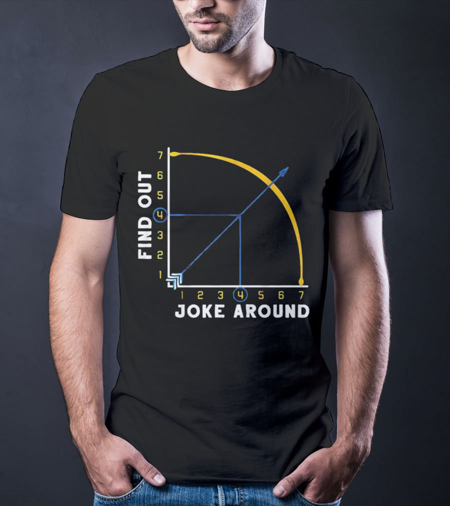 Denver Nuggets Joke Around Find Out Graph Chart T-Shirt