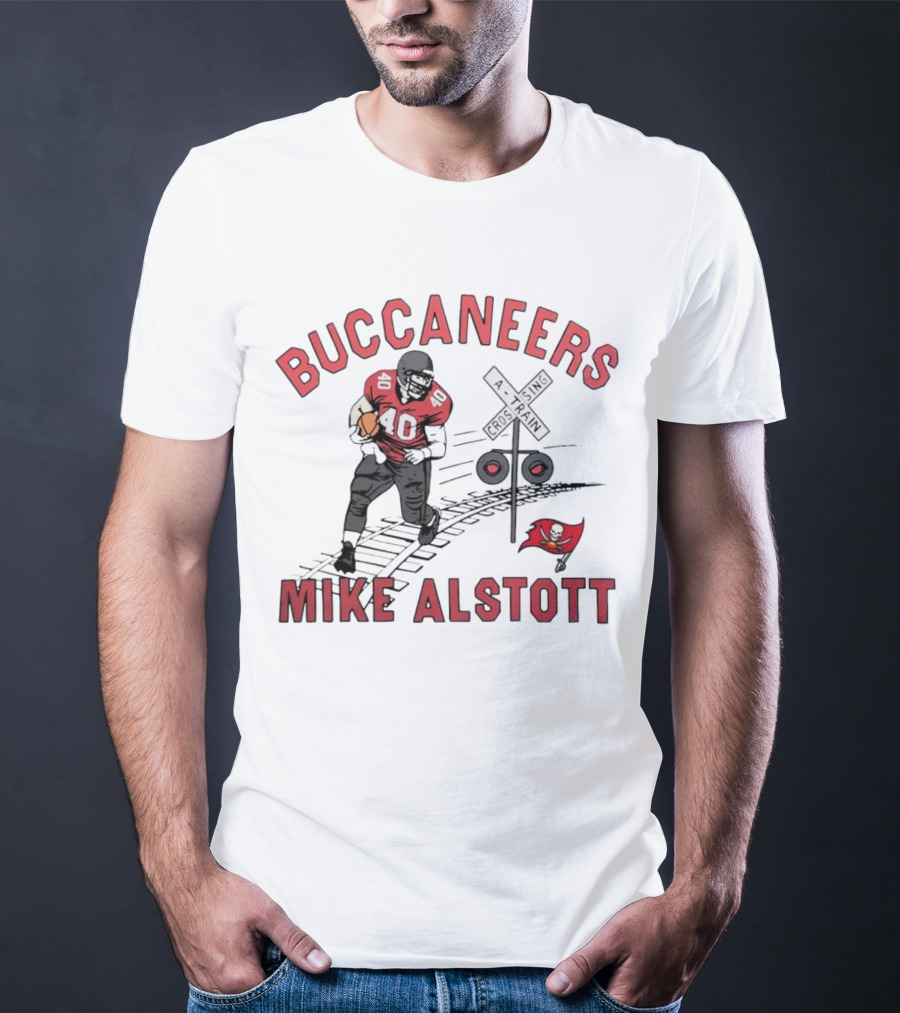 BUCCANEERS MIKE ALSTOTT A-TRAIN CROSSING T-Shirt