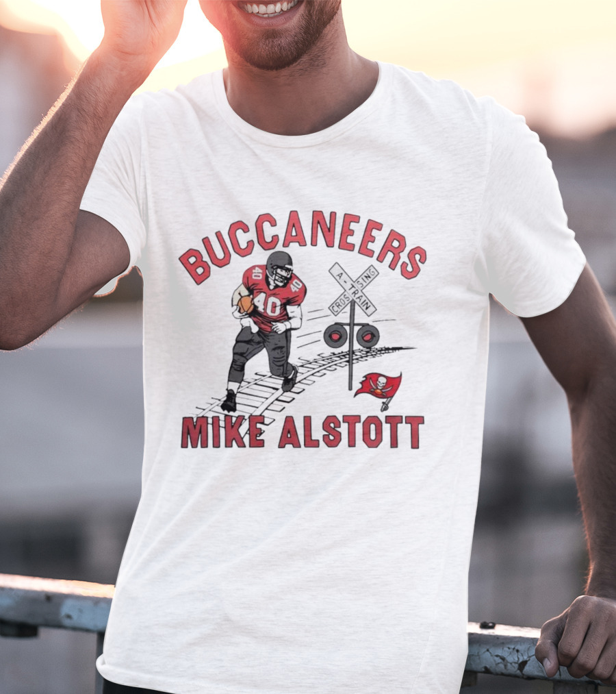 BUCCANEERS MIKE ALSTOTT A-TRAIN CROSSING T-Shirt