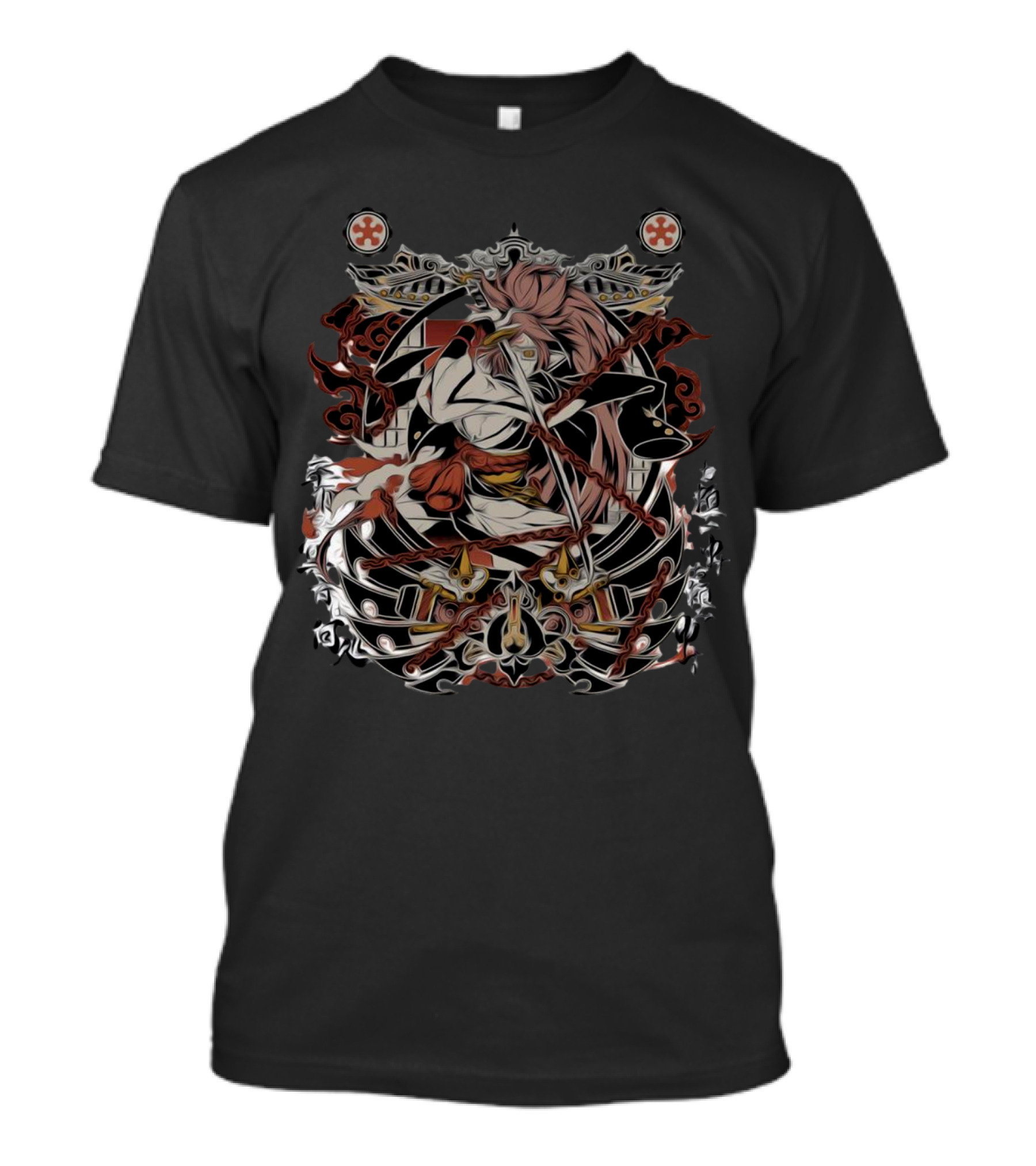 Guilty Gear Baiken Samurai Warrior Character Fantasy T-Shirt