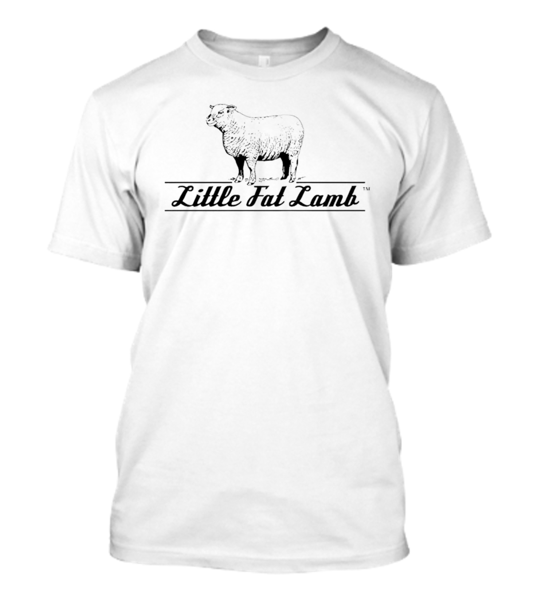 Little Fat Lamb Vintage Style Sheep T-Shirt