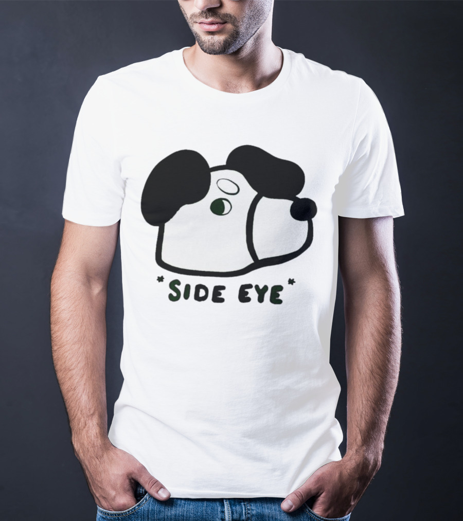 Side Eye Dog Face T-Shirt