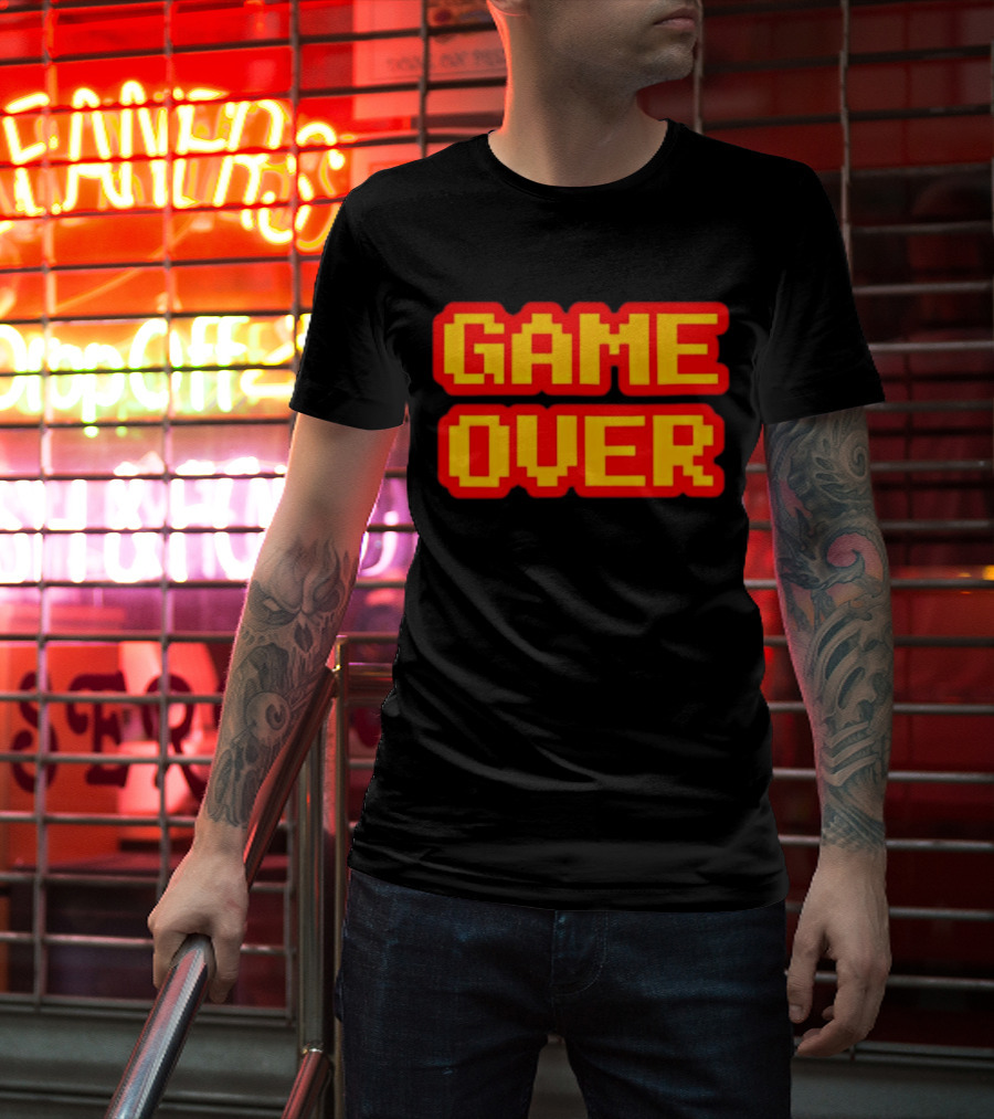 Keith Gill Game Over Retro Pixelated T-Shirt