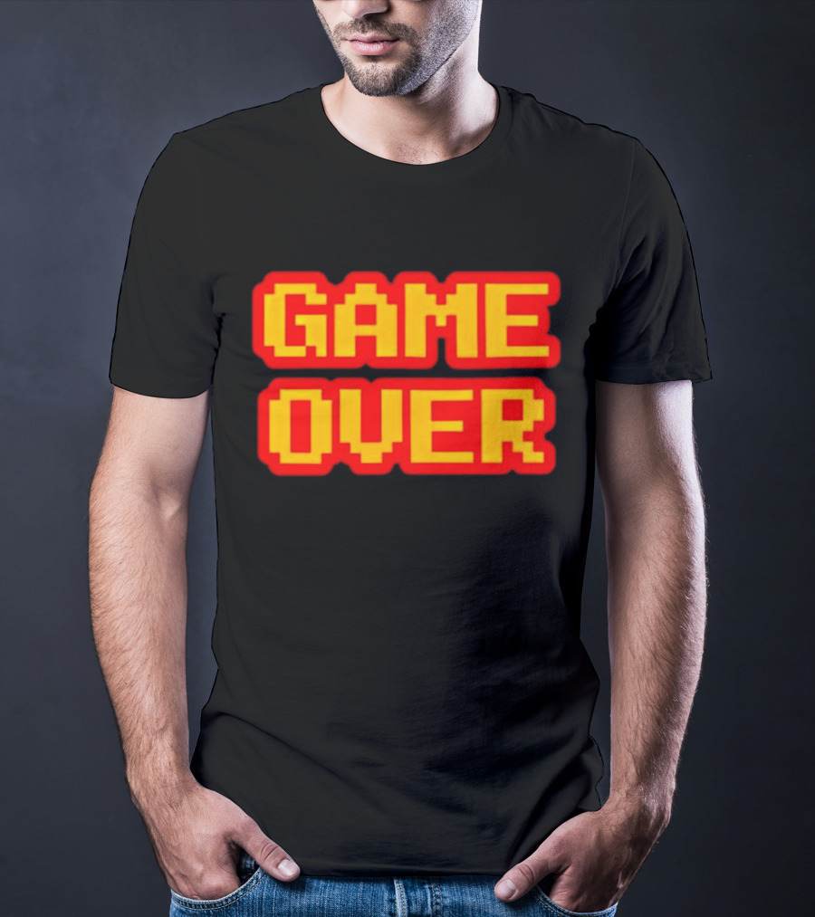 Keith Gill Game Over Retro Pixelated T-Shirt