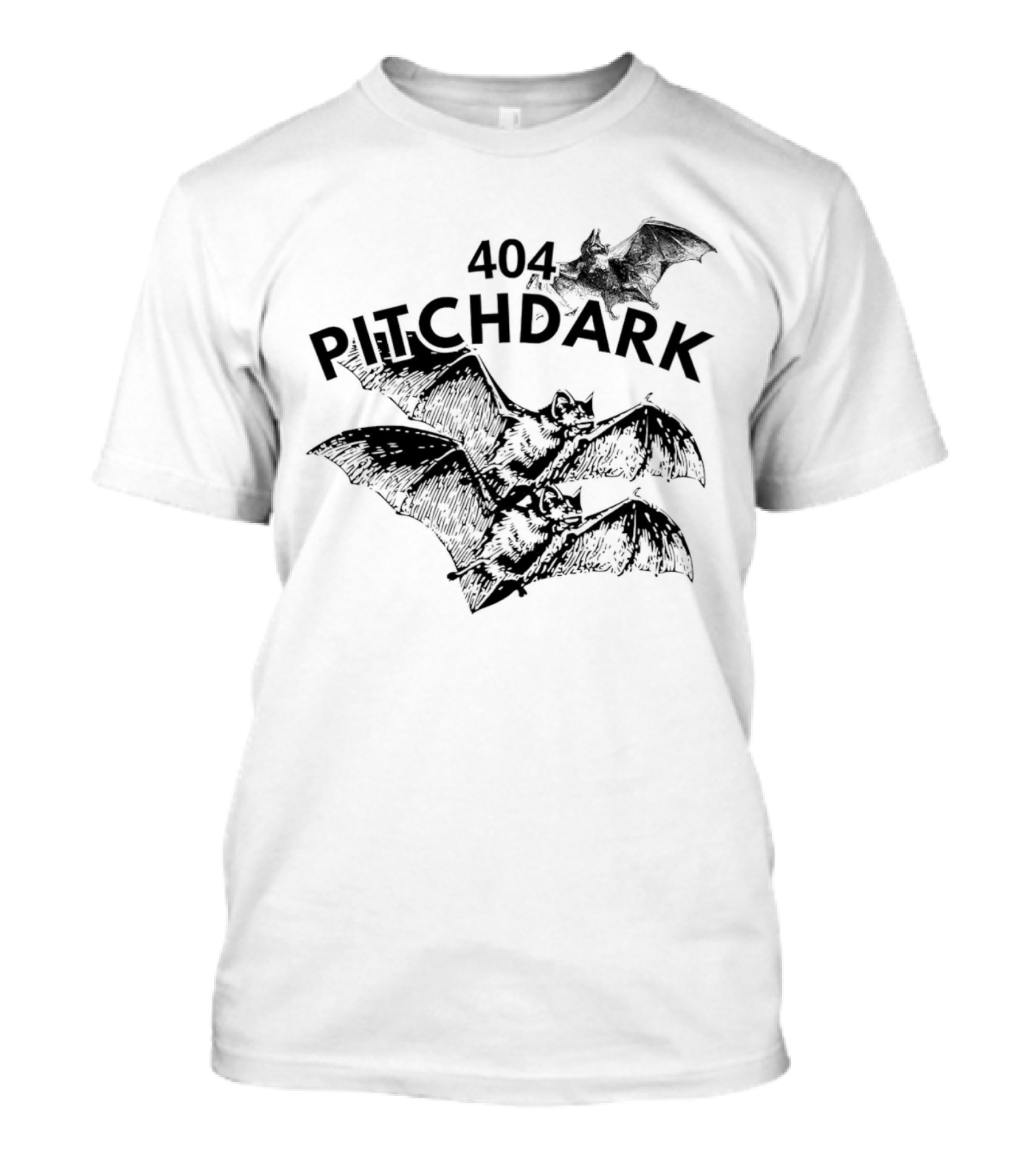 404 Pitch Dark Bats T-Shirt