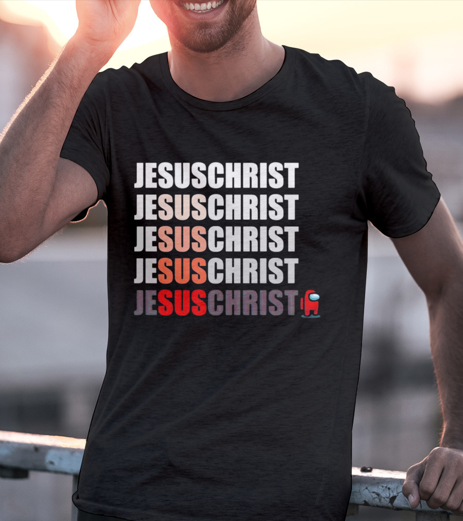 Jesus Christ Among Us Impostor Meme T-Shirt