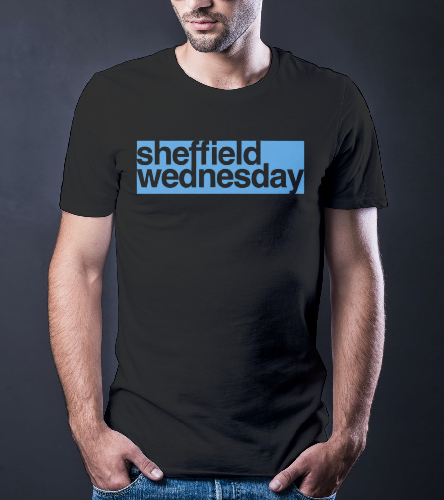 Sheffield Wednesday Blue Background T-Shirt