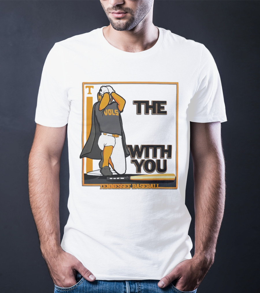 Tennessee Volunteers Baseball May The Vols Be With You T-Shirt