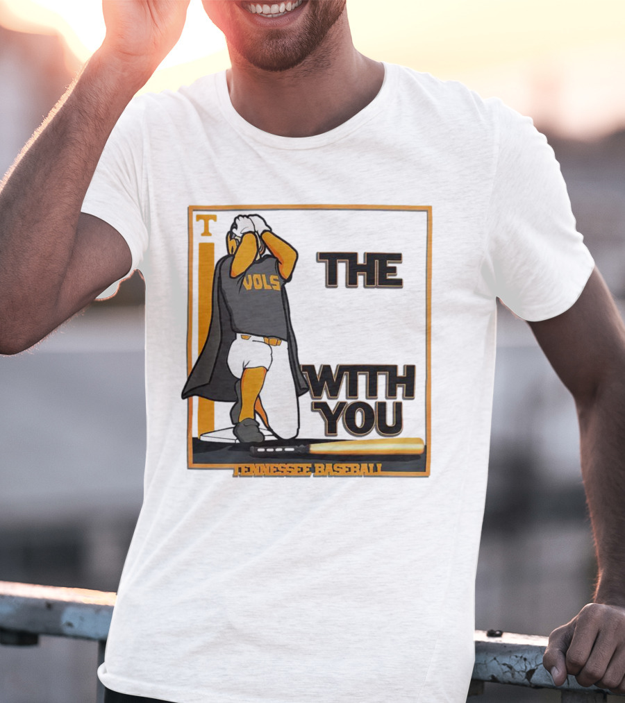 Tennessee Volunteers Baseball May The Vols Be With You T-Shirt