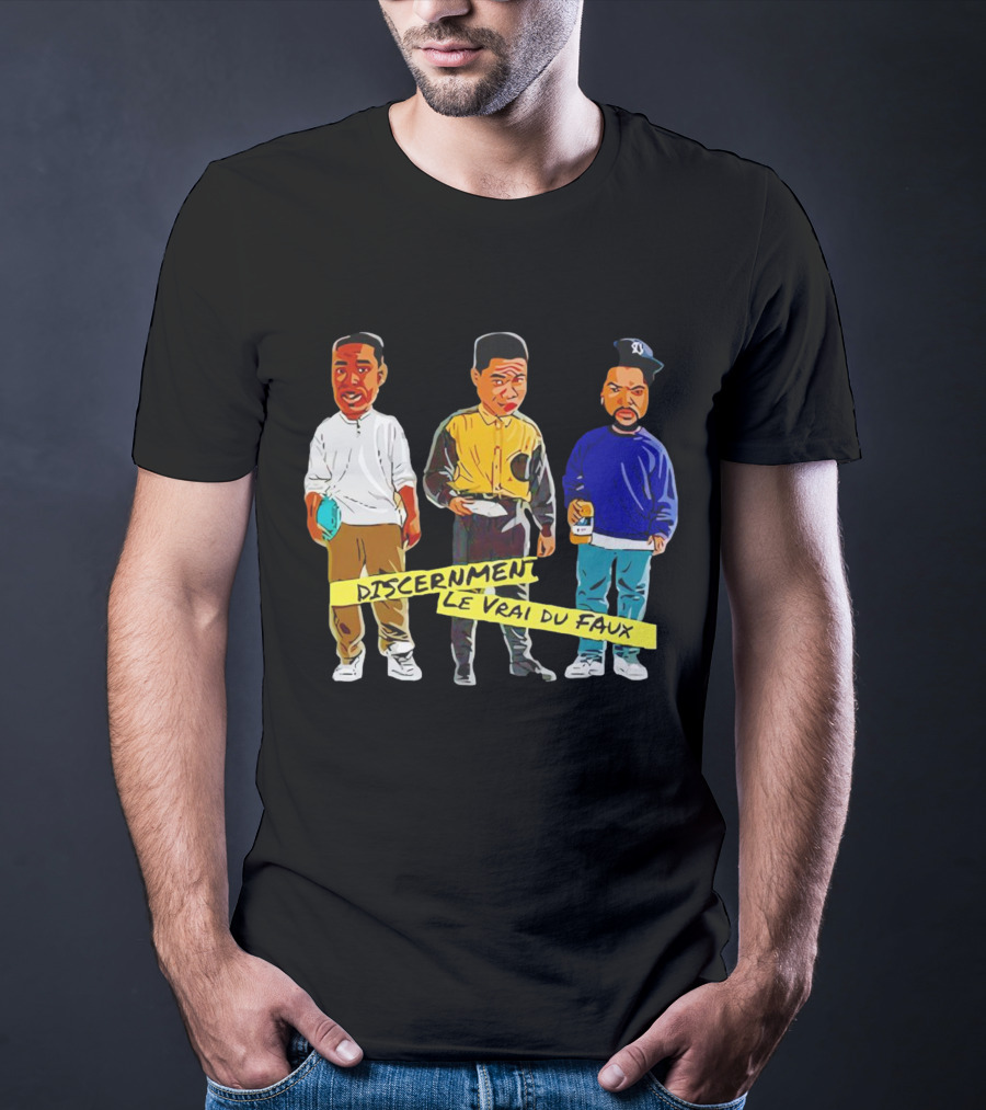 Discernment Le Vrai Du Faux Trio Iconic Figures T-Shirt
