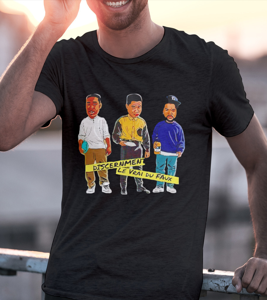Discernment Le Vrai Du Faux Trio Iconic Figures T-Shirt