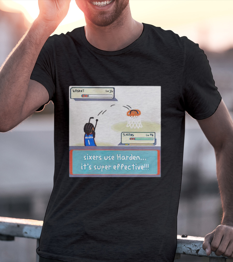 Sixers Use Harden It's Super Effective Basketball Reference T-Shirt