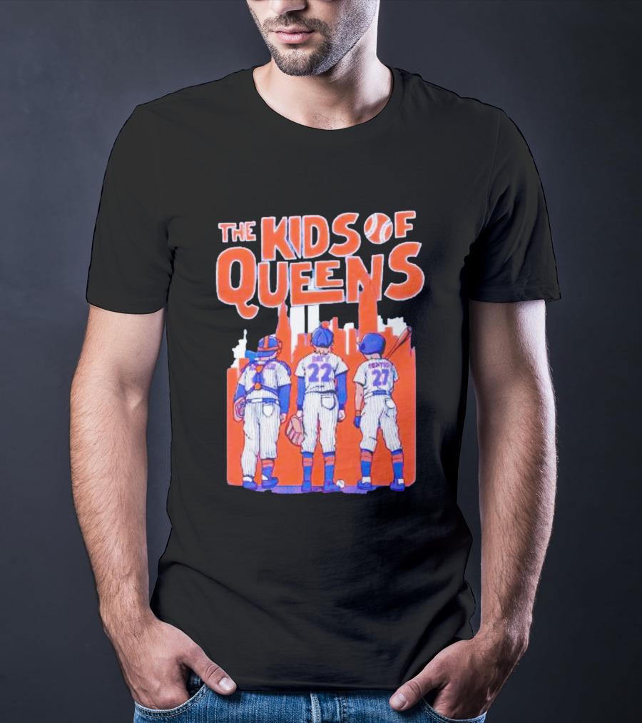 Francisco Alvarez Brett Baty Mark Vientos The Kids Of Queens New York Mets Players T-Shirt