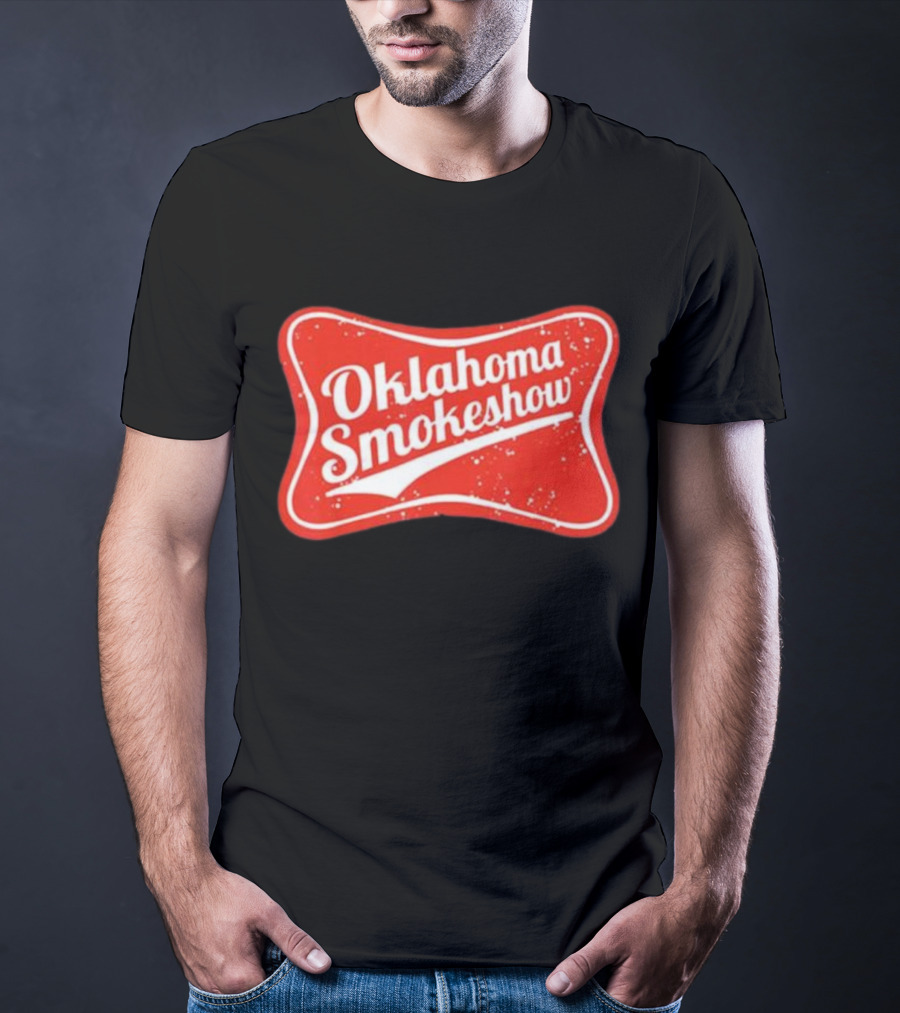 Oklahoma Smokeshow Retro Style Red T-Shirt