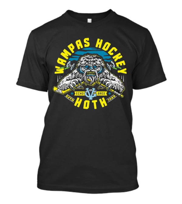 Wampas Hockey Hoth Echo Base Estd 1980 T-Shirt