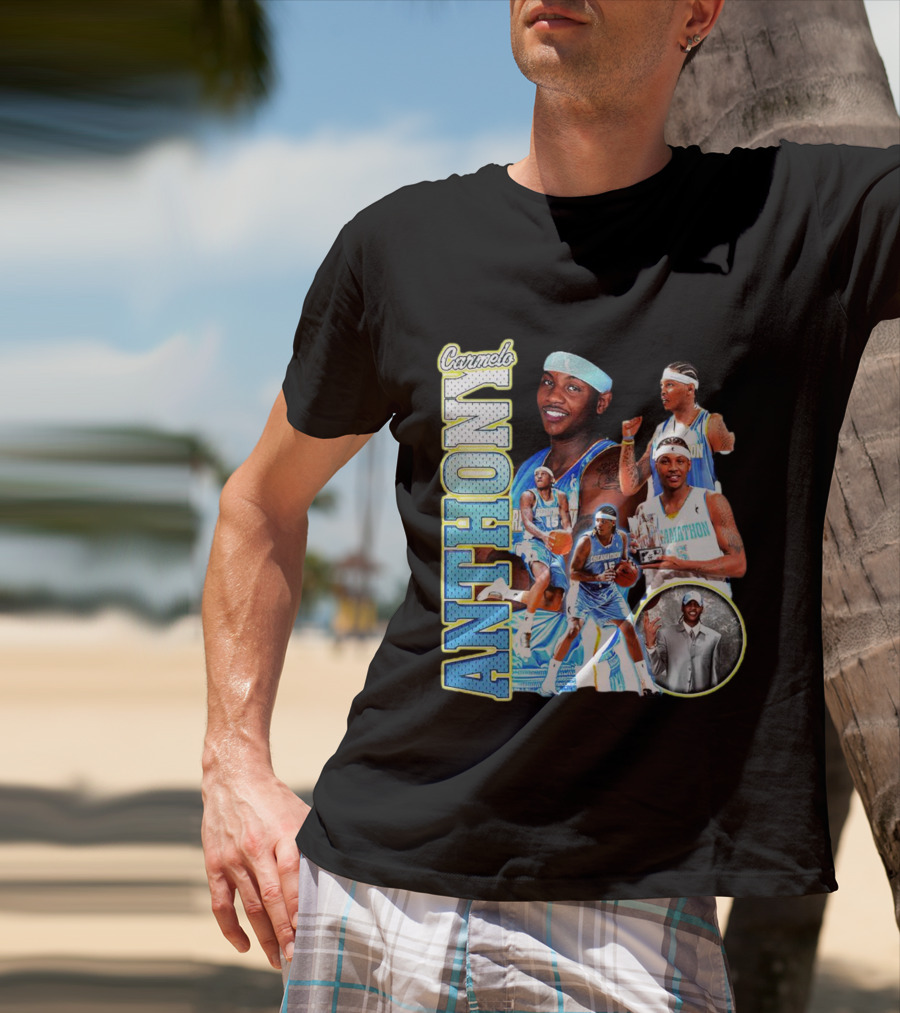 Carmelo Anthony Denver Basketball Legend T-Shirt