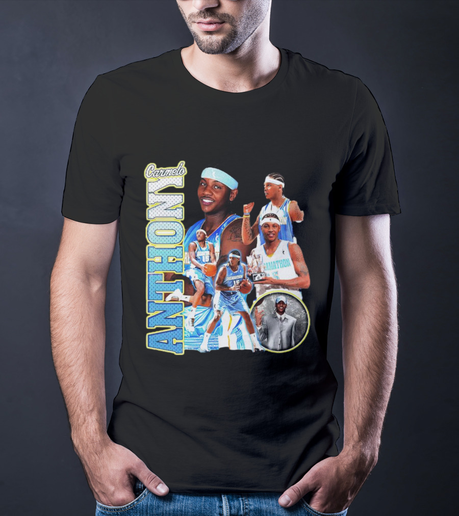 Carmelo Anthony Denver Basketball Legend T-Shirt