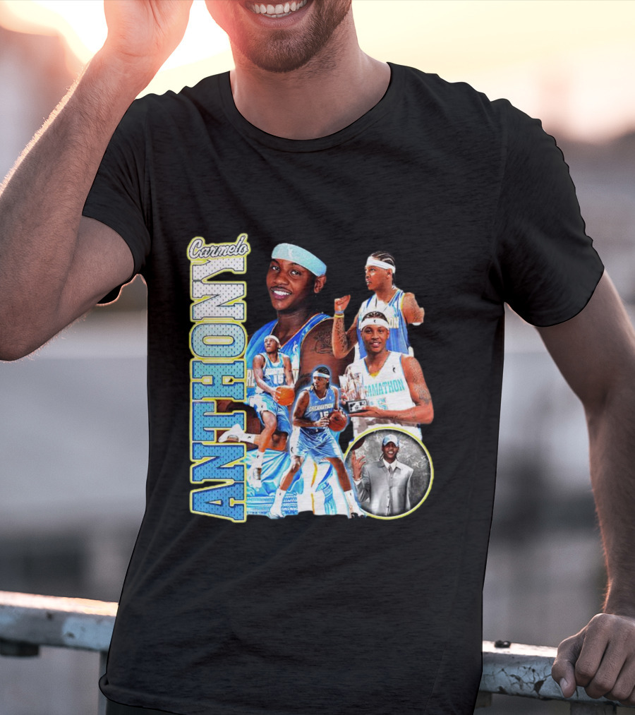 Carmelo Anthony Denver Basketball Legend T-Shirt