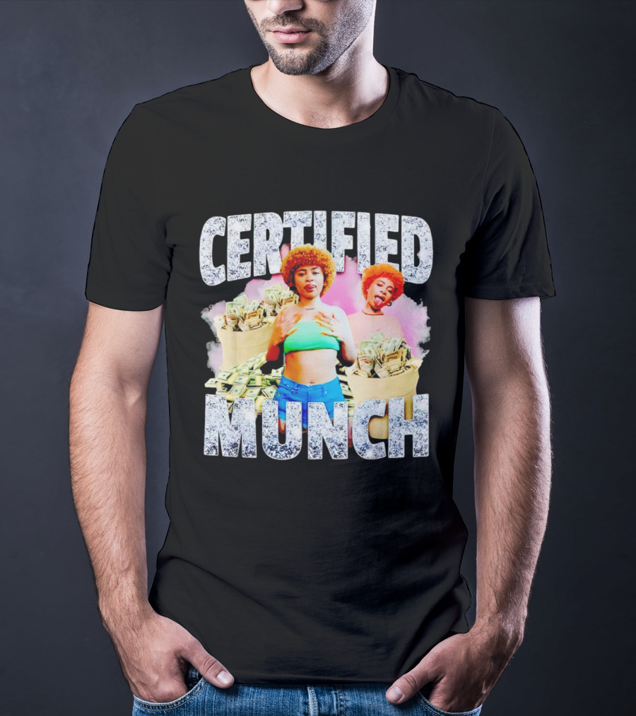 Certified Munch Ice Spice Colorful Money Stacks T-Shirt
