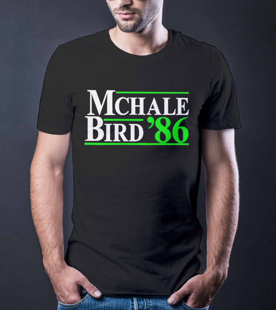 Mchale Bird '86 NBA Boston Celtics Duo T-Shirt