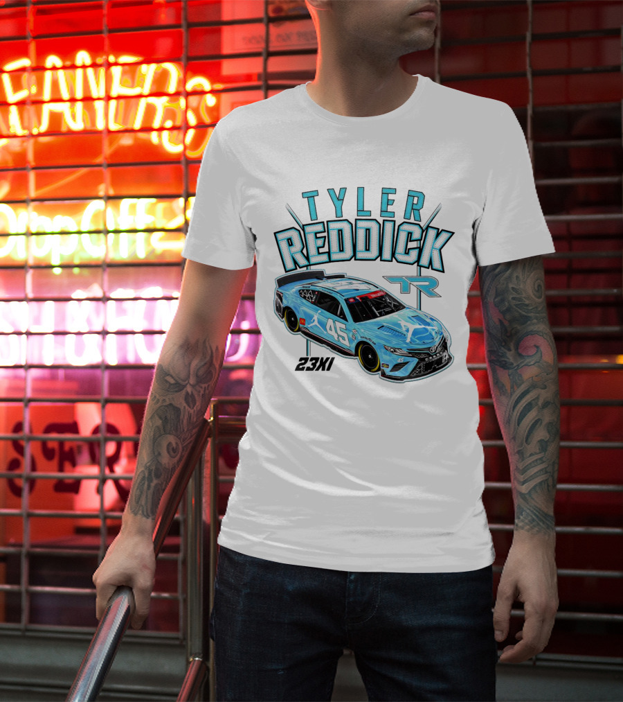 Tyler Reddick 23XI Jumpman 45 Car T-Shirt