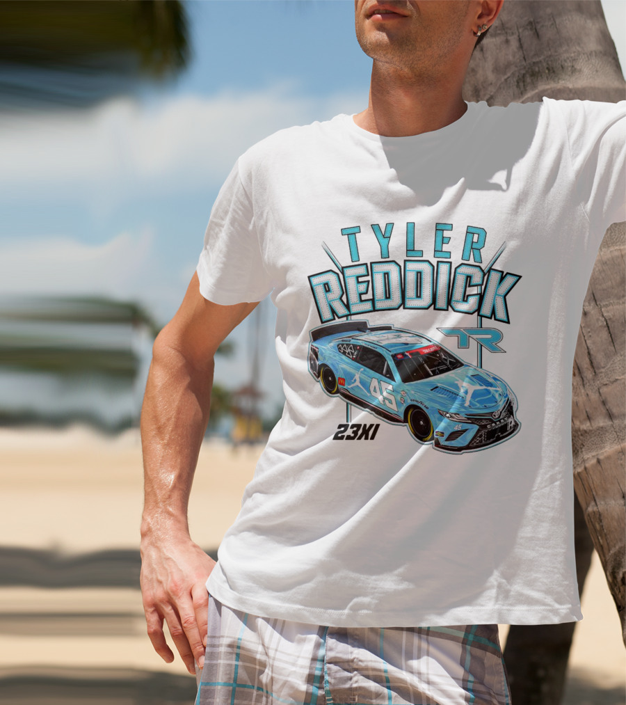 Tyler Reddick 23XI Jumpman 45 Car T-Shirt