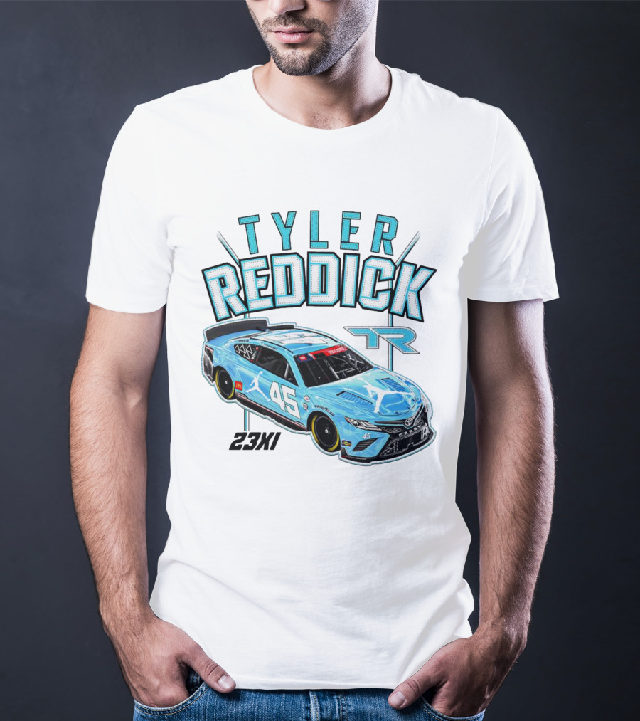 Tyler Reddick 23XI Jumpman 45 Car T-Shirt