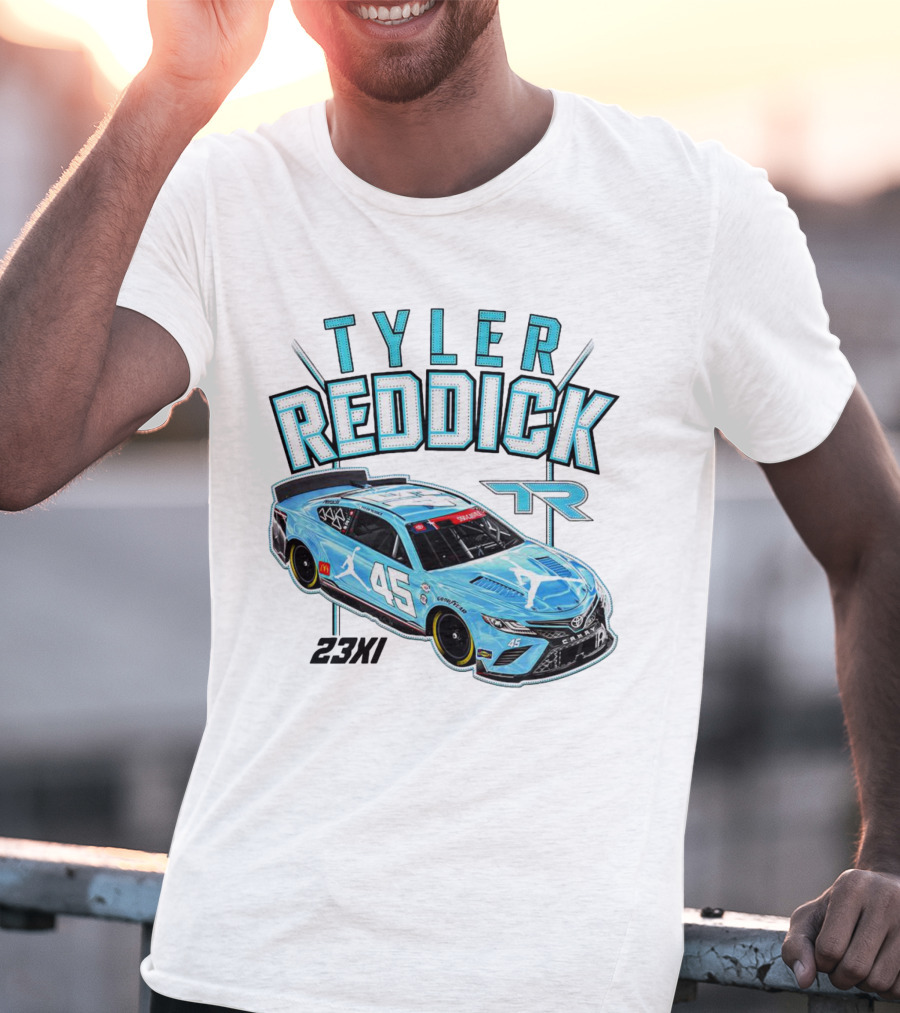 Tyler Reddick 23XI Jumpman 45 Car T-Shirt