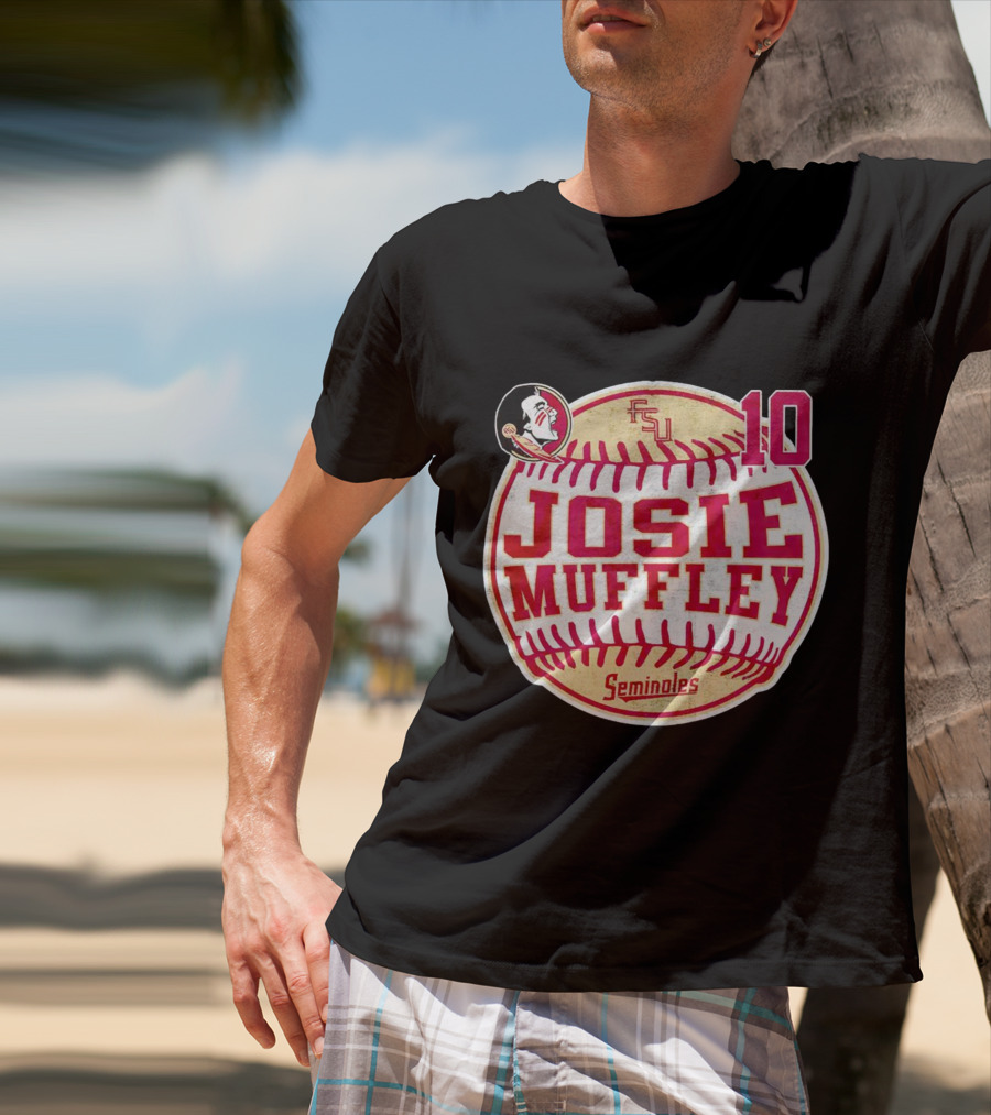 Florida State Seminoles Josie Muffley FSU Softball 10 T-Shirt