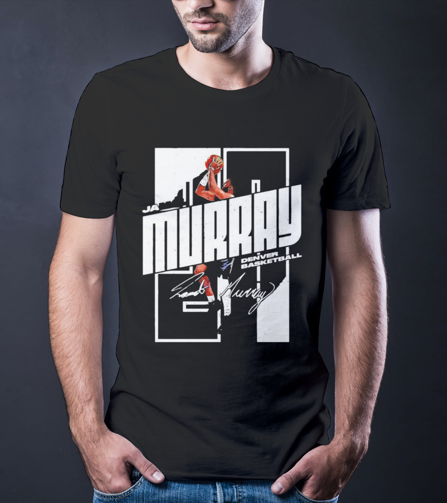 Denver Basketball Jamal Murray Signature NBA Player 27 T-Shirt