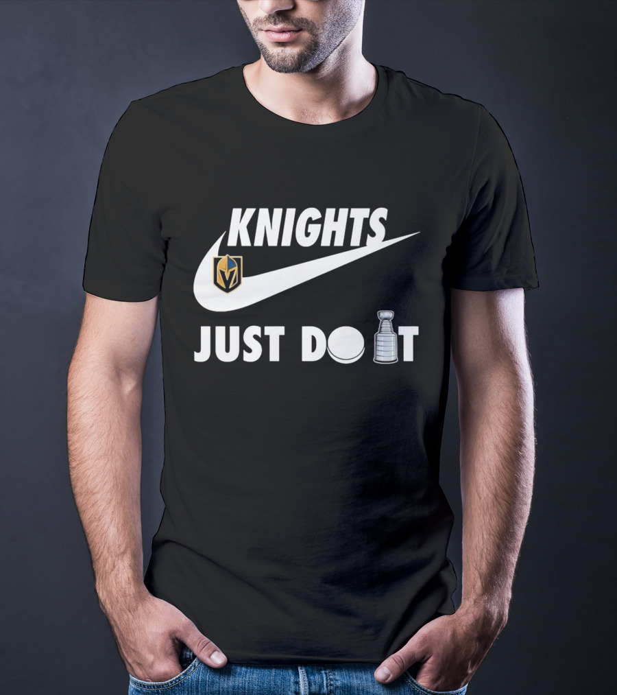 Knights Vegas Golden Hockey Just Do It Cup T-Shirt