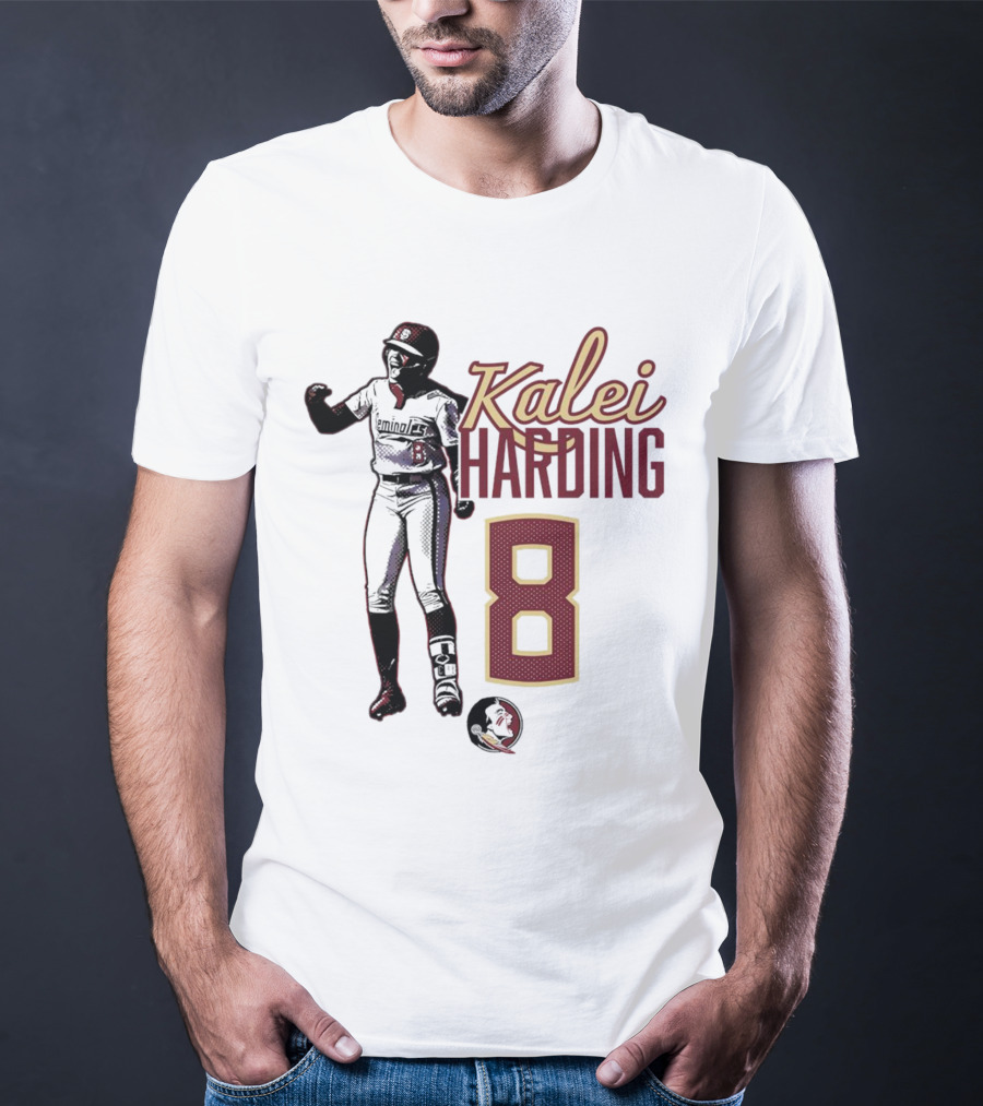Kalei Harding 8 Florida State Seminoles Player T-Shirt