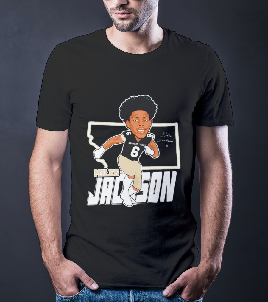 Miles Jackson Bobcat Collective Signature Montana State Bobcats T-Shirt
