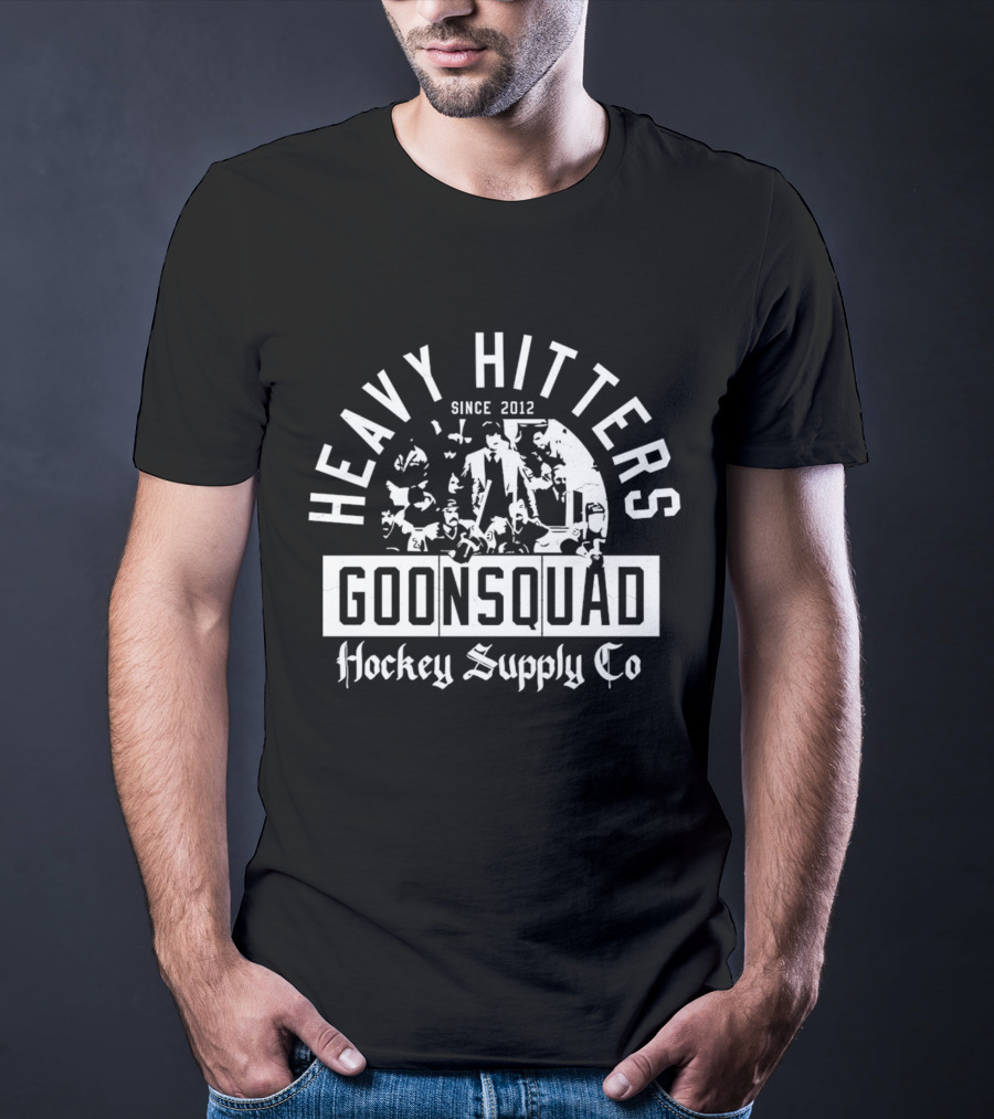 Heavy Hitters Goonsquad Since 2012 Hockey Supply Co T-Shirt