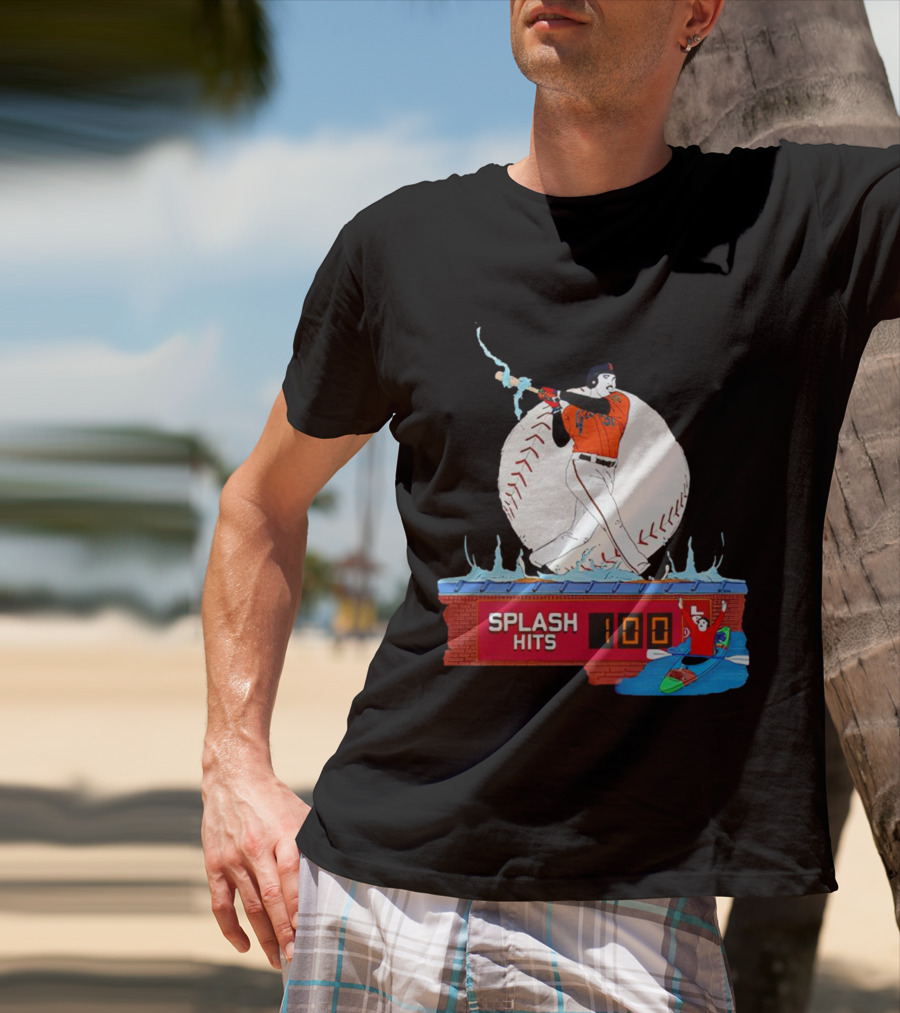 Splash Hits 100 McCovey Cove Baseball Kayaks T-Shirt