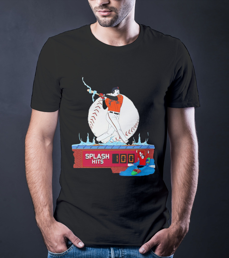 Splash Hits 100 McCovey Cove Baseball Kayaks T-Shirt