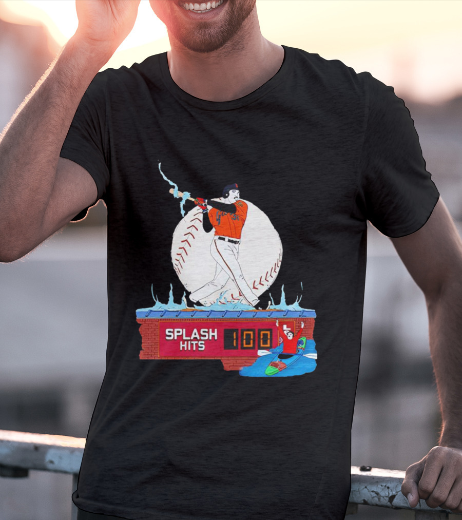 Splash Hits 100 McCovey Cove Baseball Kayaks T-Shirt