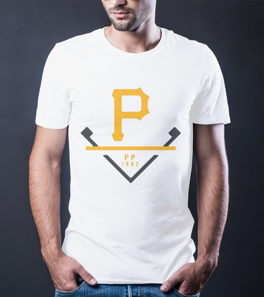 Pittsburgh Pirates P PP 1882 Baseball T-Shirt
