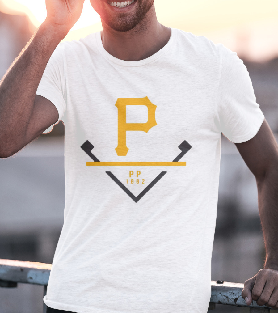 Pittsburgh Pirates P PP 1882 Baseball T-Shirt