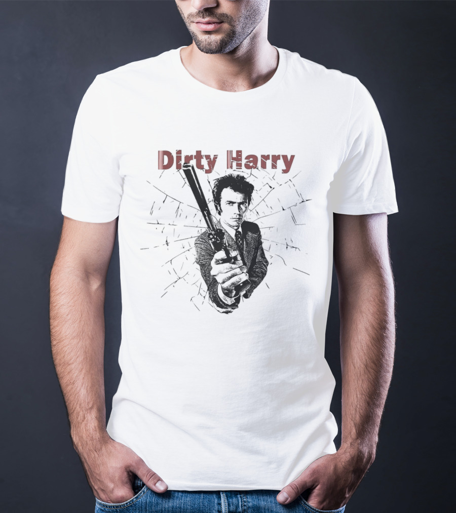Dirty Harry Gun Scene Iconic T-Shirt