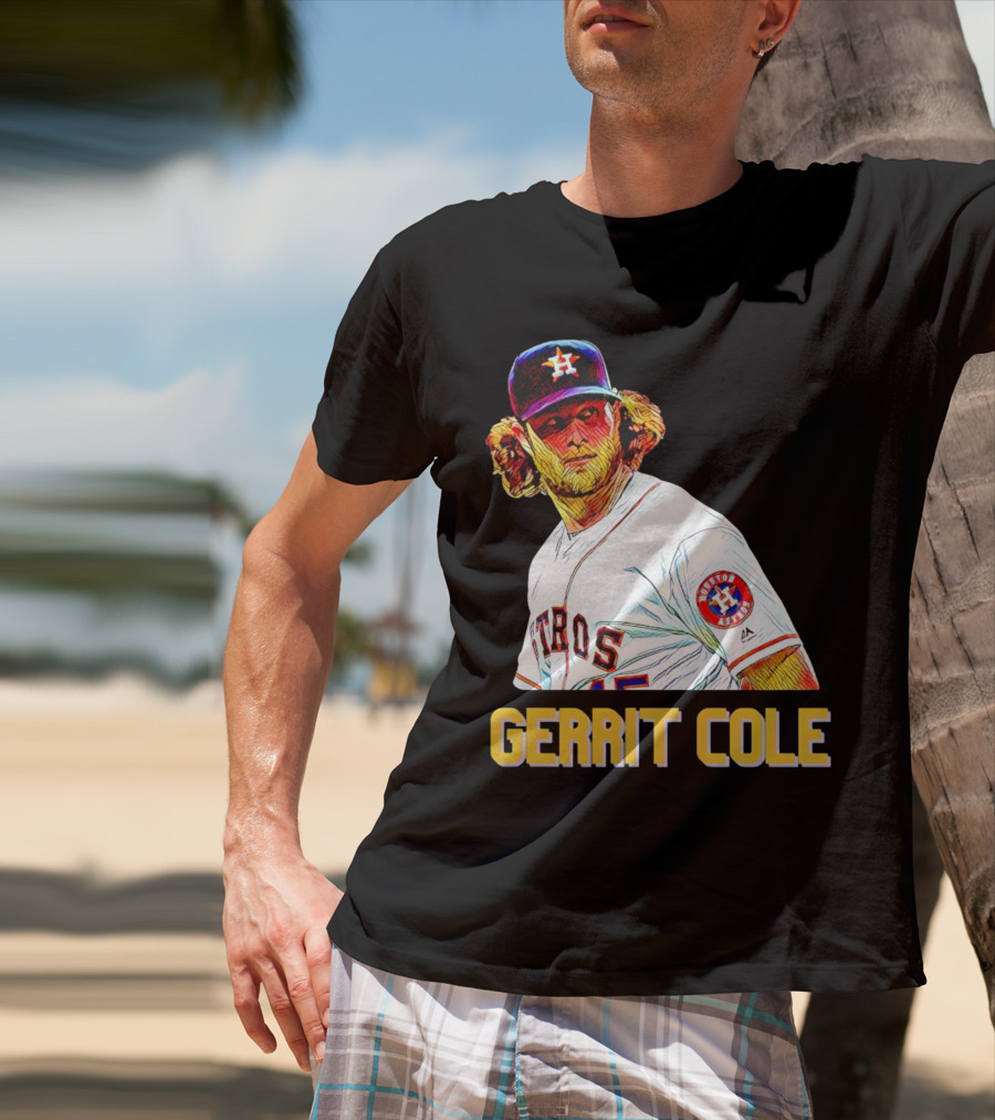 Gerrit Cole Astros Houston Baseball Player T-Shirt