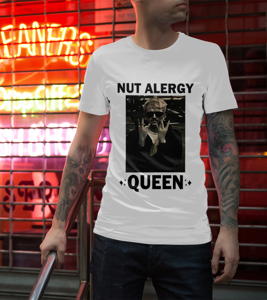NUT ALERGY ROCK SIGN QUEEN T-Shirt