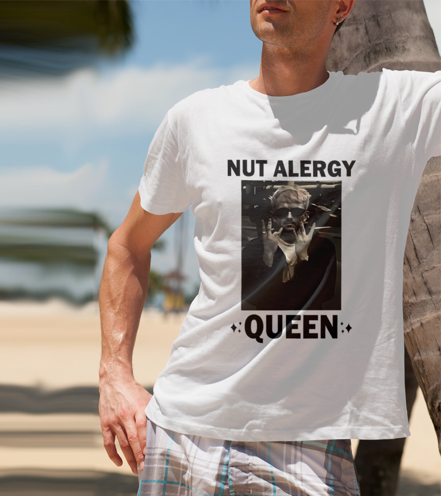 NUT ALERGY ROCK SIGN QUEEN T-Shirt