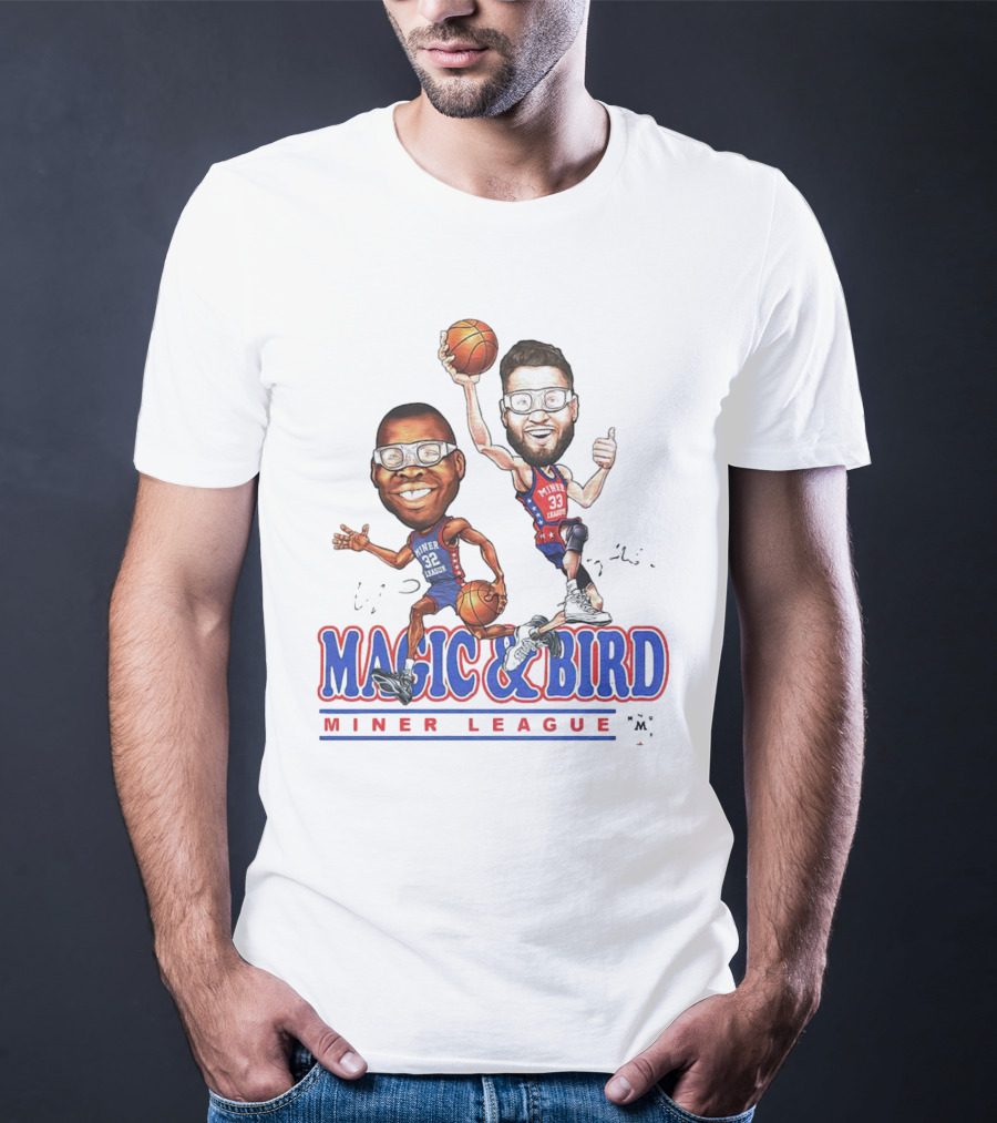 MAGIC And BIRD MINER LEAGUE T-Shirt