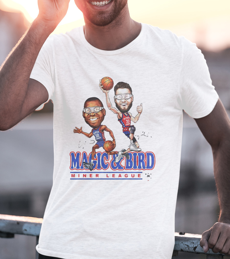MAGIC And BIRD MINER LEAGUE T-Shirt