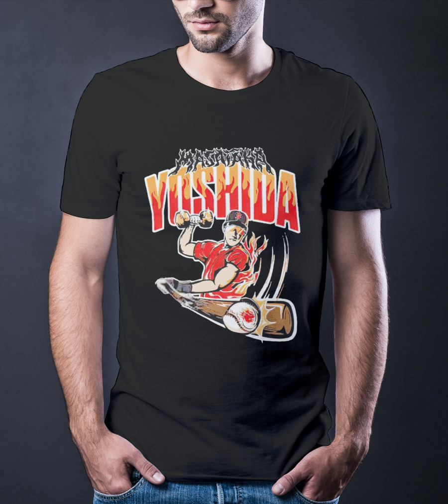 Masataka Yoshida Baseball Fireball Swinging Athlete T-Shirt