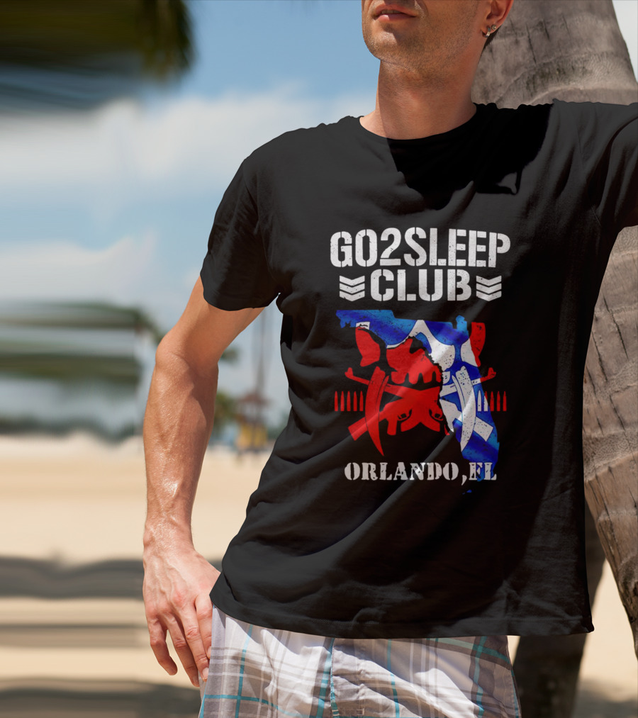 Go2Sleep Club Florida Theme Orlando FL Kenta T-Shirt