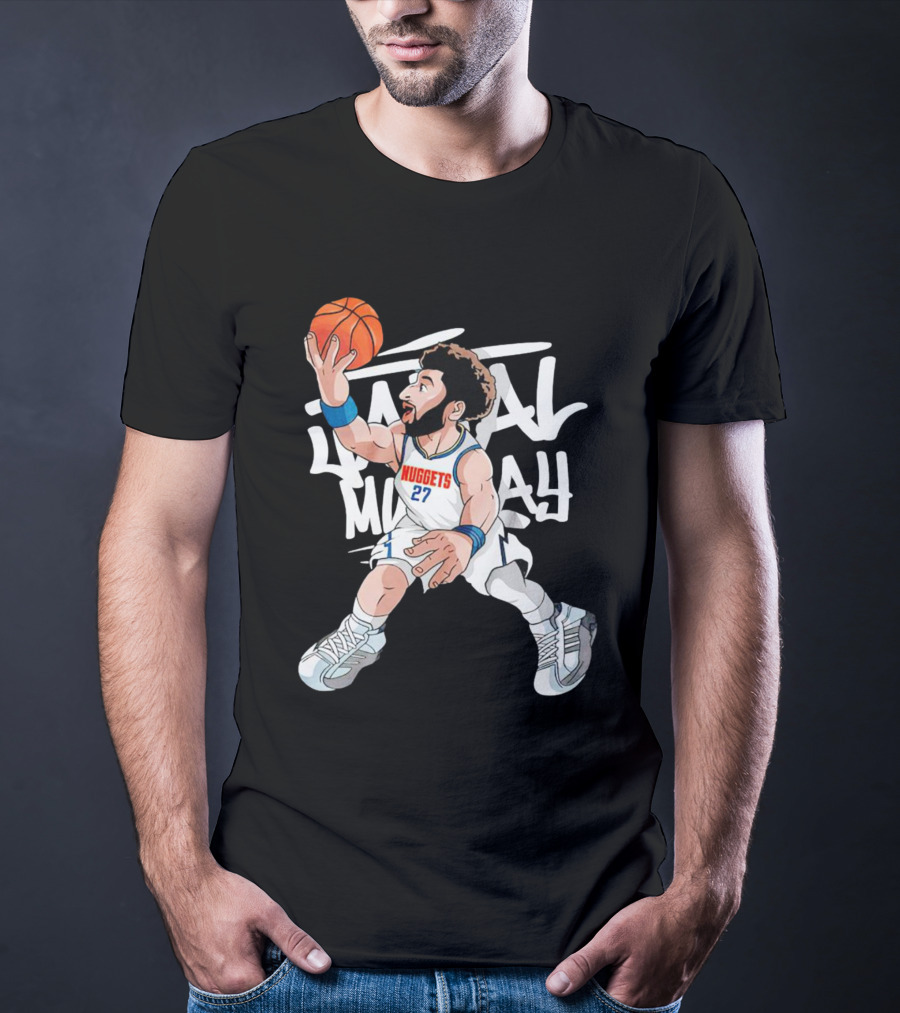 Denver Nuggets Jamal Murray Mile High Basketball Jumper T-Shirt