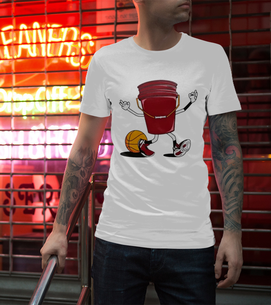 Jimmy Butler Miami Heat Basketball Bucket Character T-Shirt