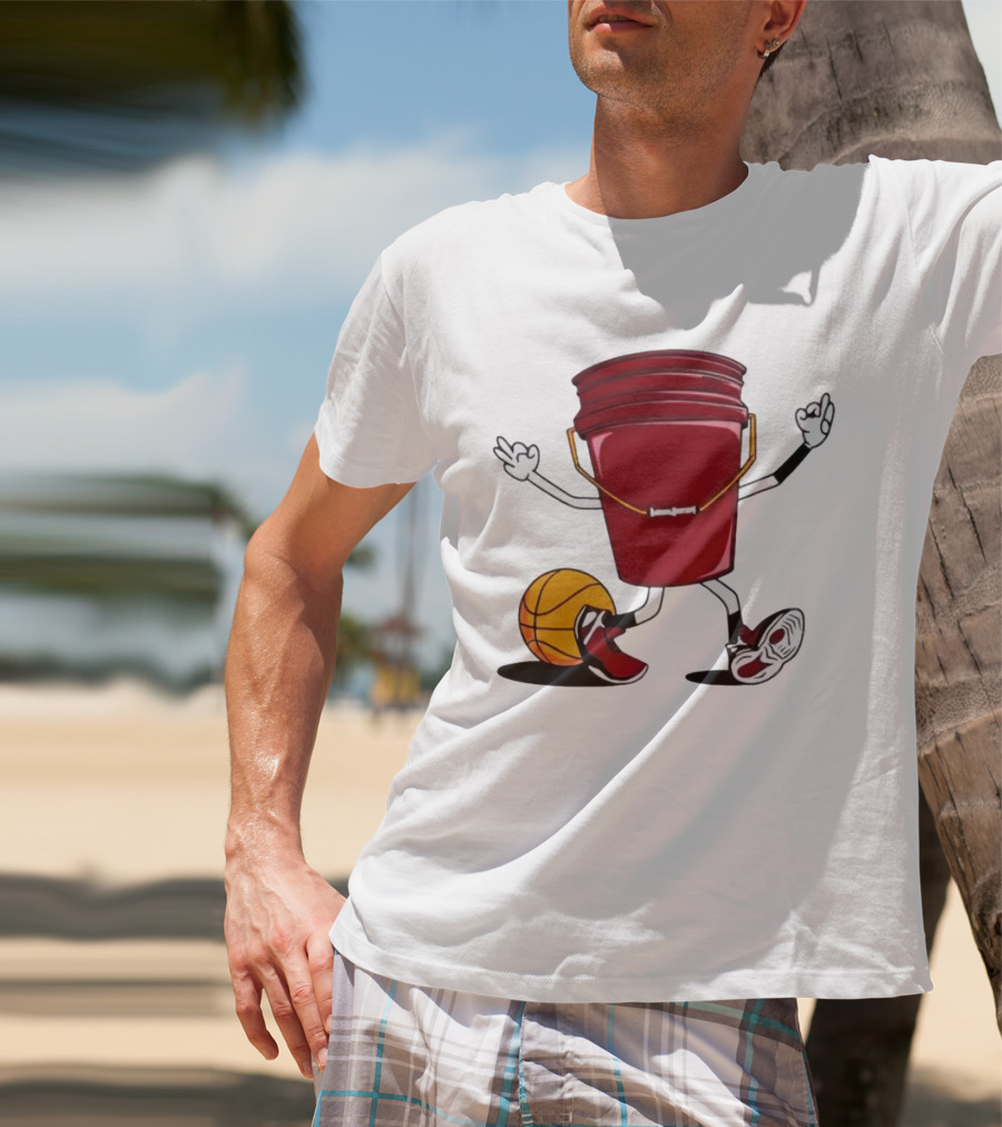 Jimmy Butler Miami Heat Basketball Bucket Character T-Shirt